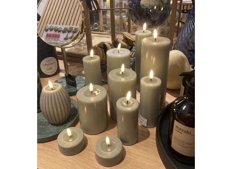 Bloklys LED Ø7,5 cm Sand