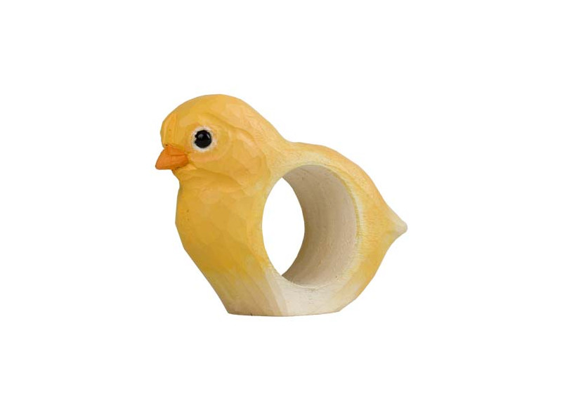 Napkin Ring Wood - Chicken