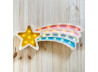 Childrens Night Lamp Falling Star Pink-Blue
