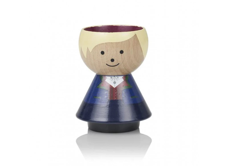 Eggcup Boy Bunad Blue Table People