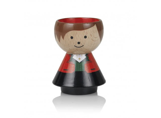 Eggcup Boy Bunad Red