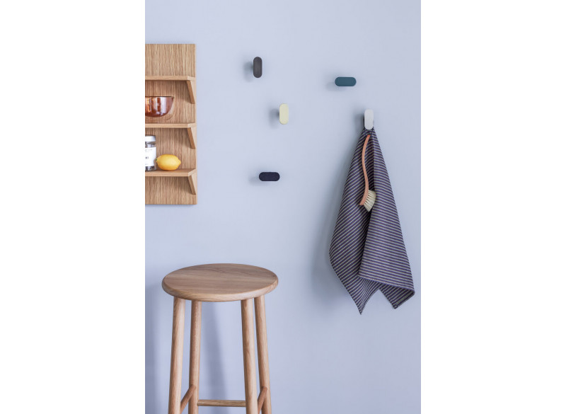 Hook T, Metal, Burnt Brass