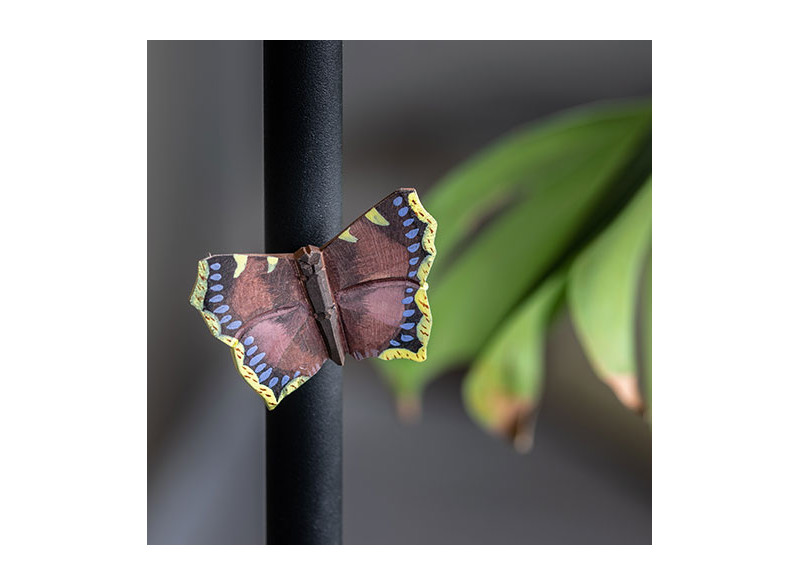 Magnet Sommerfugl LillaCreme