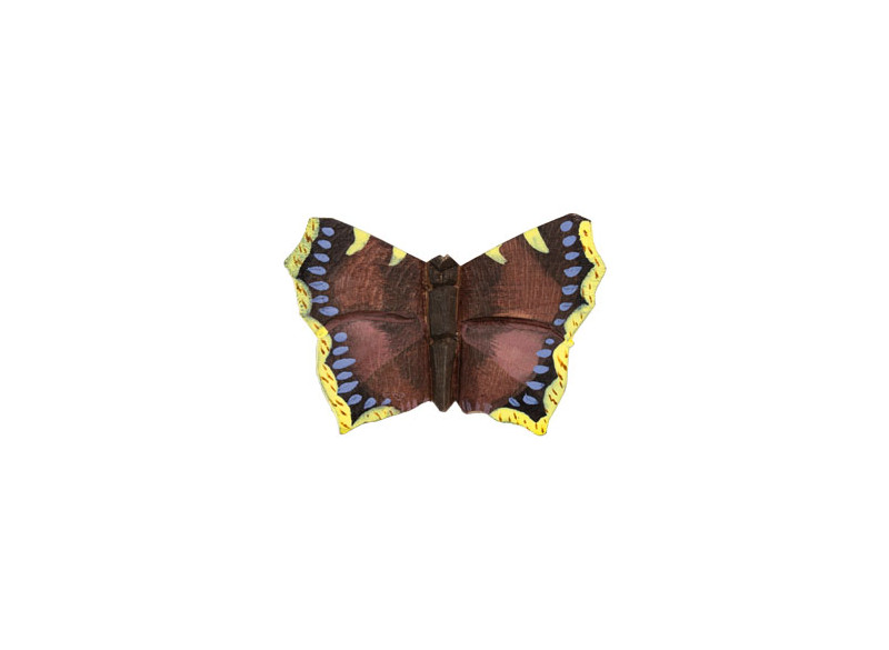 Magnet Sommerfugl LillaCreme