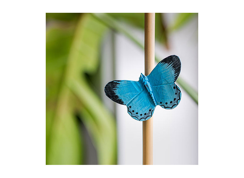 Magnet Sommerfugl BlåSort