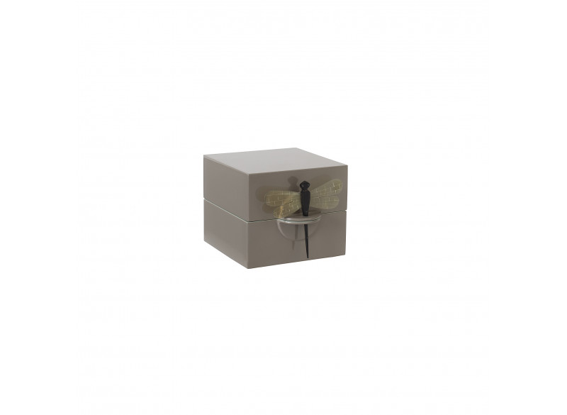 Lakskrin m Guldsmed Gammelrosa