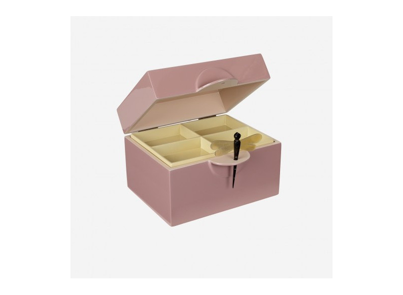 Lacquer box Dragonfly OldRose