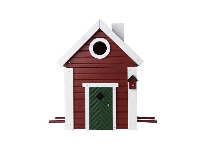 Multifuktional Bird Box Red