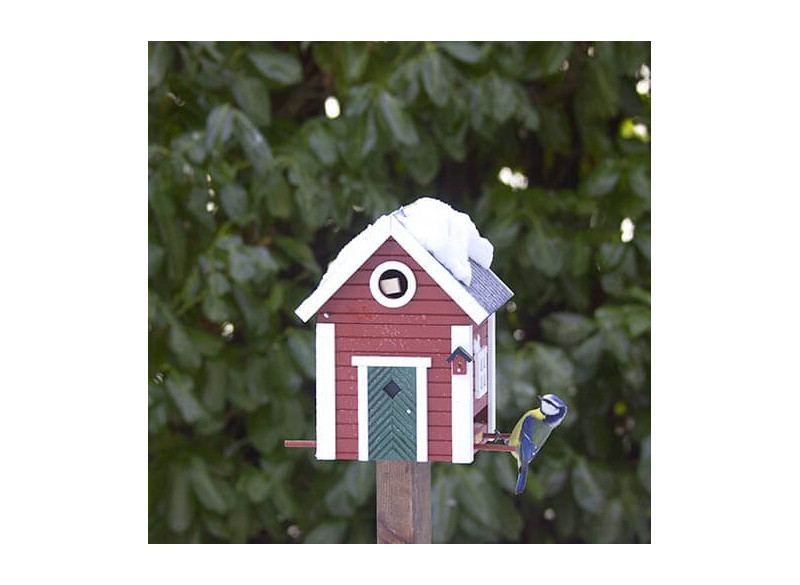Multifuktional Bird Box Red