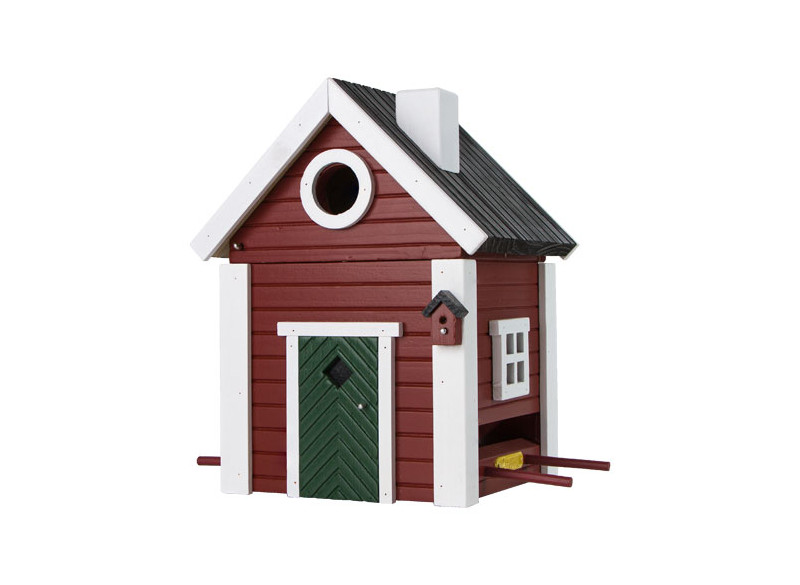 Multifuktional Bird Box Red