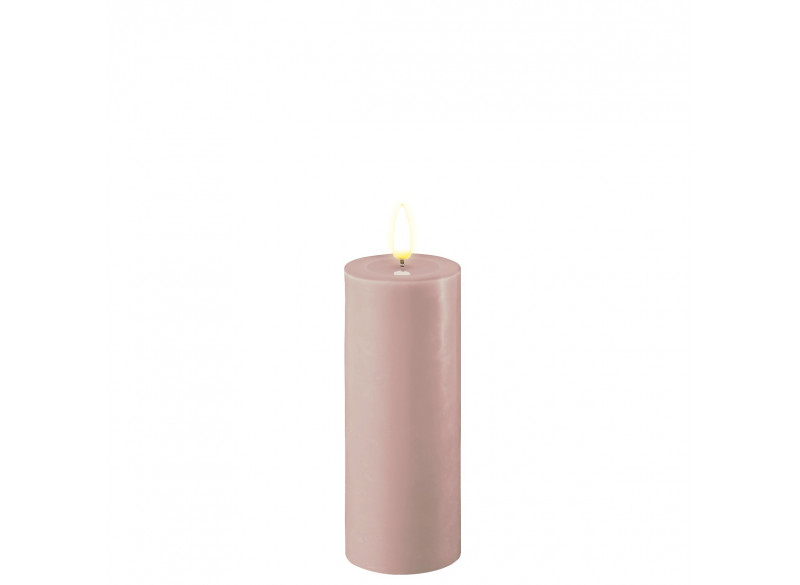 Blok Candle Rose Ø5