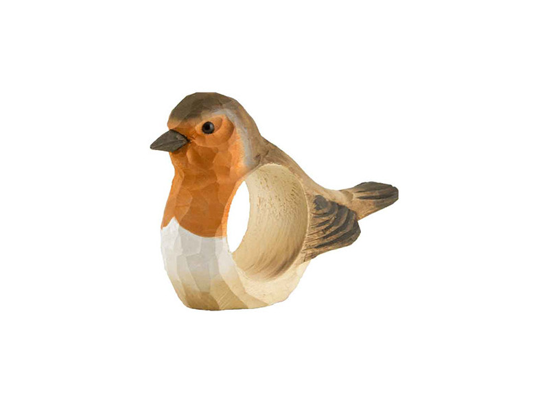Napkin Ring Wood - Robin