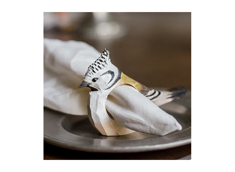 Napkin Ring Wood - Robin