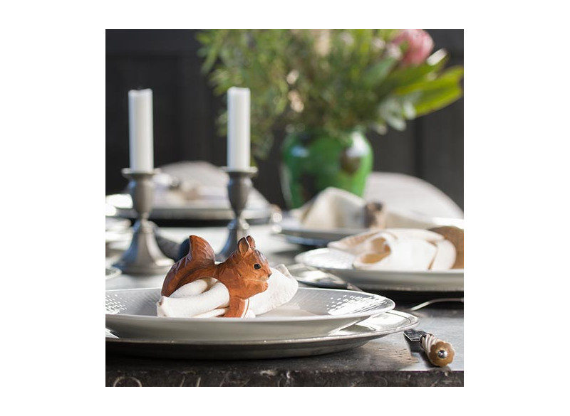 Napkin Ring Wood - Robin