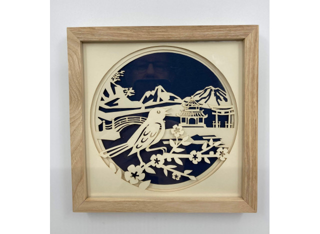 Picture 3D w frame - Nightingale