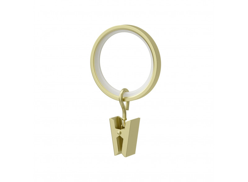 Cappa Clip Rings - set of 7pc - Messing