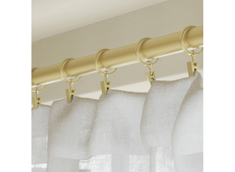 Cappa Clip Rings - set of 7pc - Messing