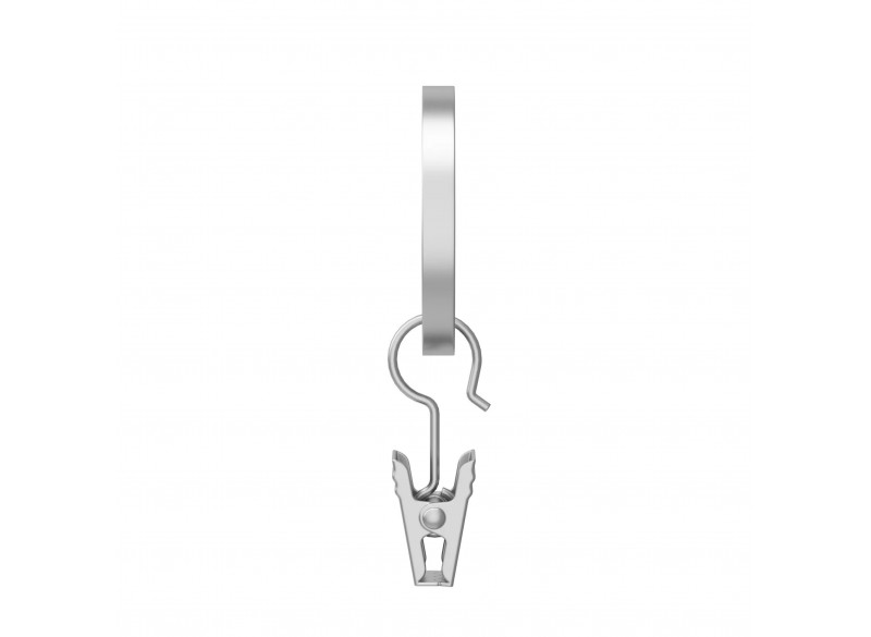 Cappa Clip Rings - set of 7pc - Chrome