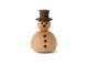 Snow man smail - wood