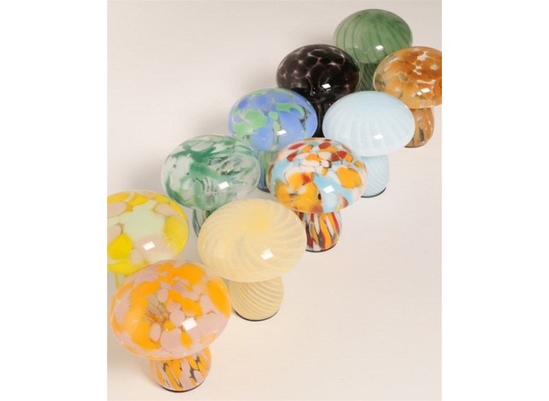 Lampe Mushy Pink-Orange, 16xø13 cm