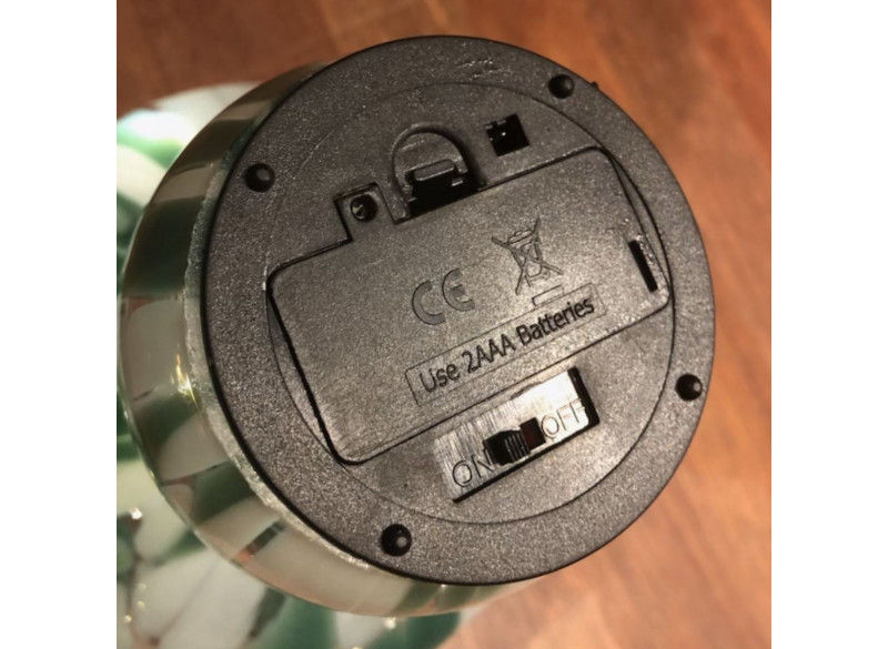 Lampe Mushy Pink-Orange, 16xø13 cm