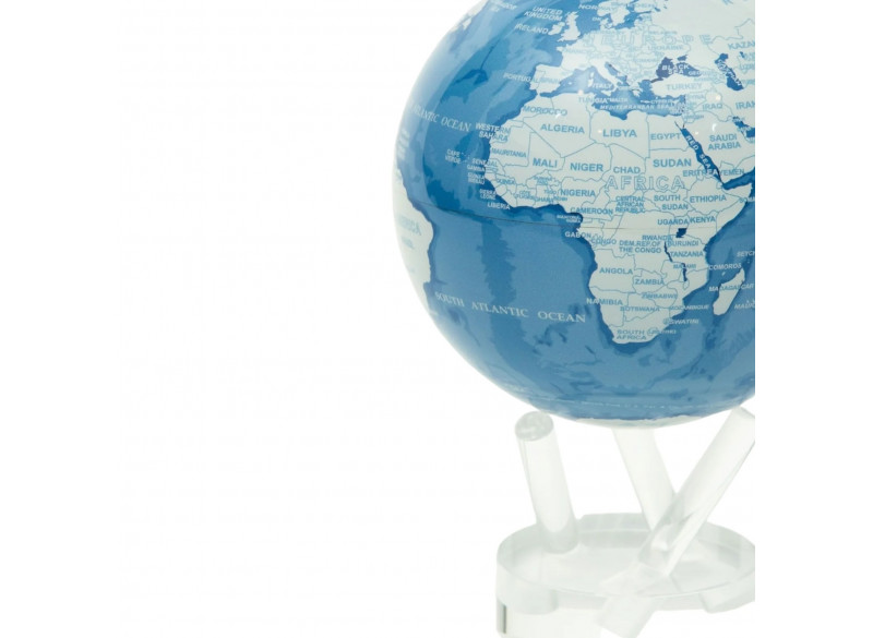 Moving Globe White-Blue