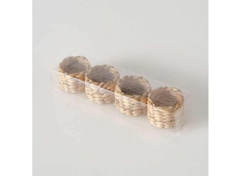 Napkin ring Kian D4,5cm 4-p