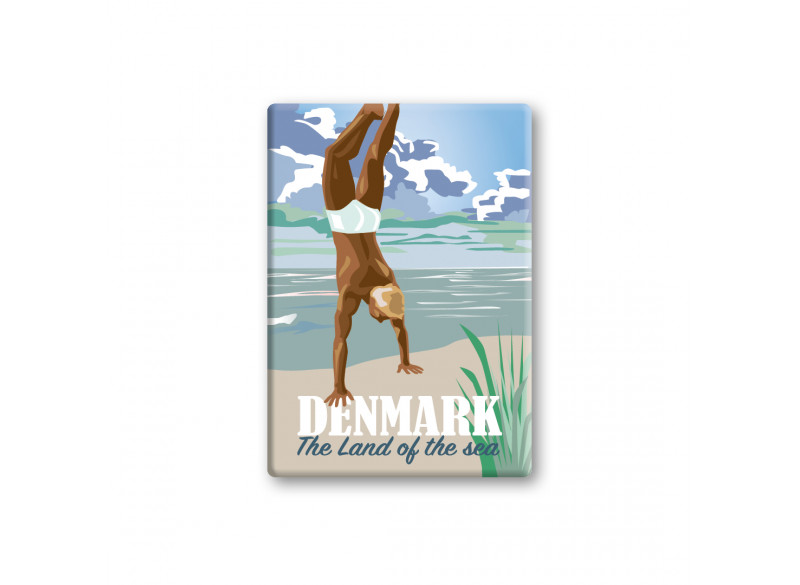 Fridge Magnet Denmark Land of the sea