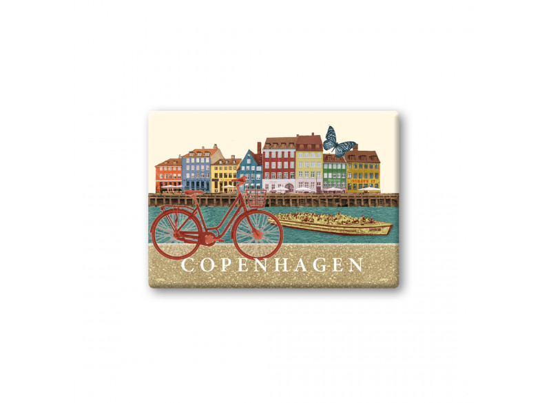 Fridge Magnet Nyhavn Bike