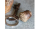 Keyring in linden wood