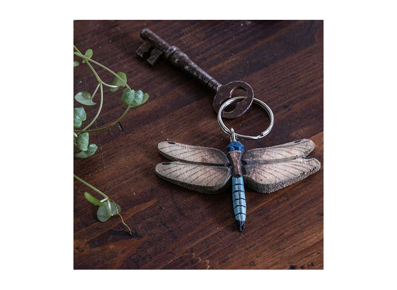 Keyring in linden wood