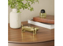 Dachsie Ring Holder Brass