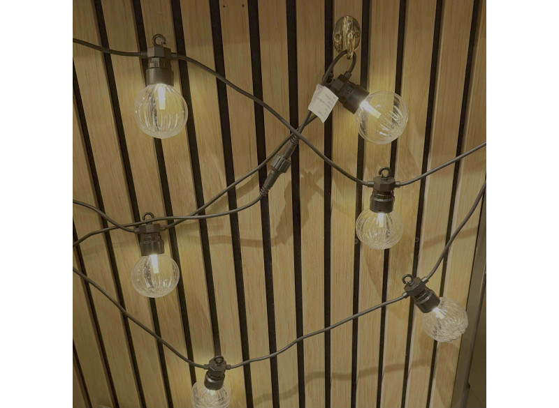 Lyskæde Ø6 Stribe - Forlængerset