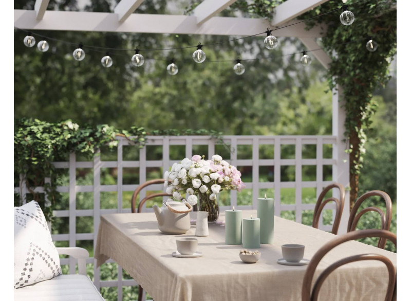 Lyskæde Ø6 Stribe - Forlængerset