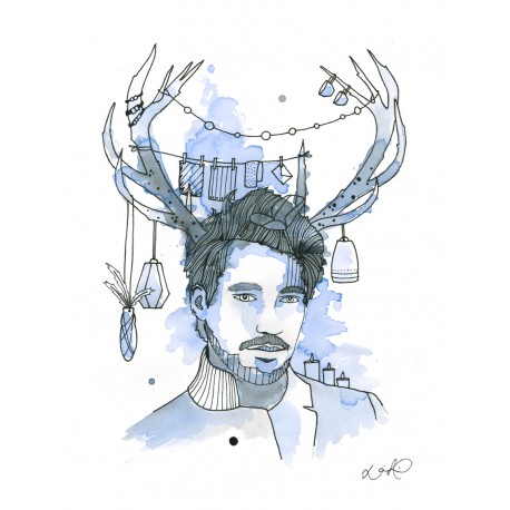 Blue Man - Loise Haugaard