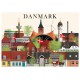Danmark kort - 2 - A5