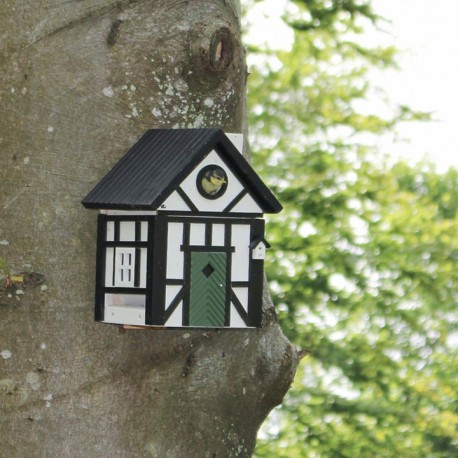 Fuglehus Bindingsværk Sort