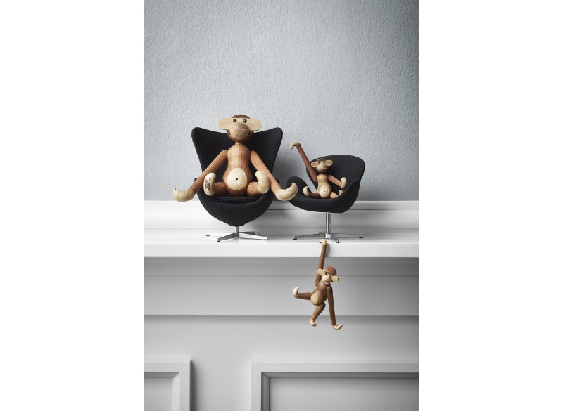 Monkey Mini Teak 10cm Kay Bojesen