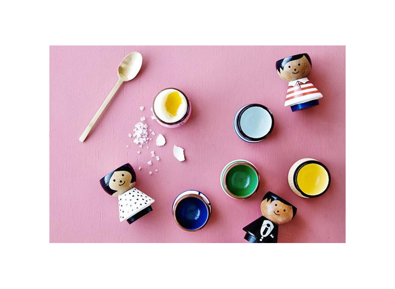 Bordfolk dreng, blå striber