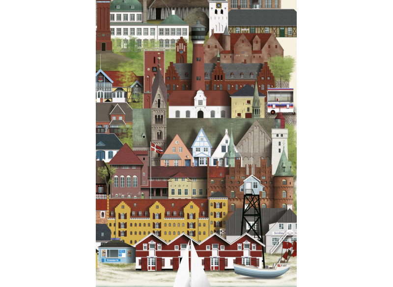 Denmark poster by Martin Schwartz