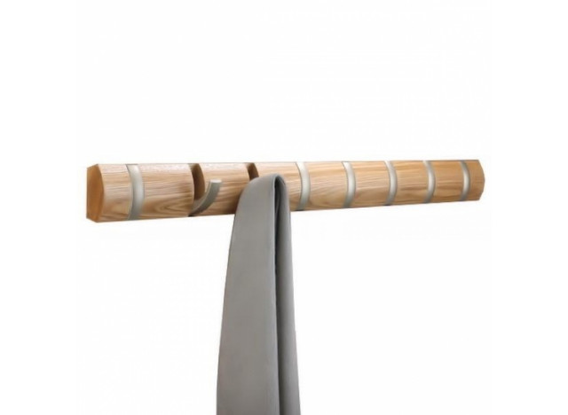 Knagerække Flip 8-hook Ask