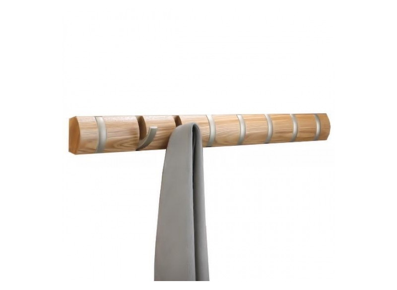 Knagerække Flip 8-hook Ask