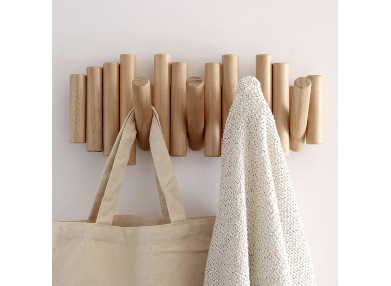 Knagerække Picket rail natur