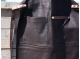 Apron i black leather