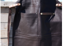 Apron i black leather