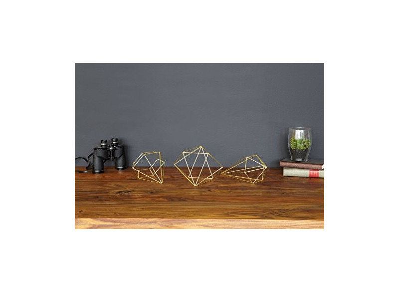 Vægdeko messing sæt 6