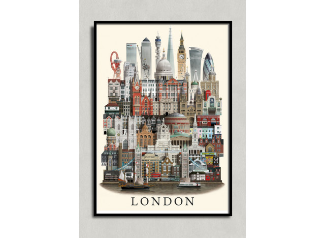 Poster London MS 50x70cm 