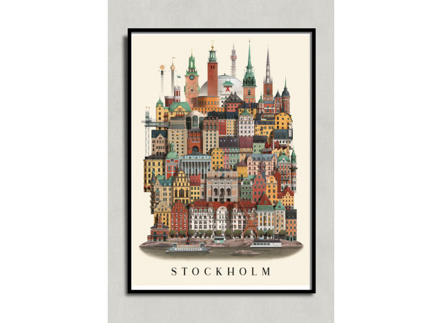 Poster Stockholm 50x70