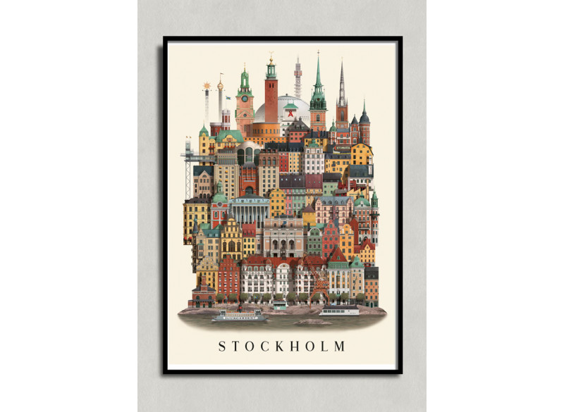 Poster Stockholm 50x70