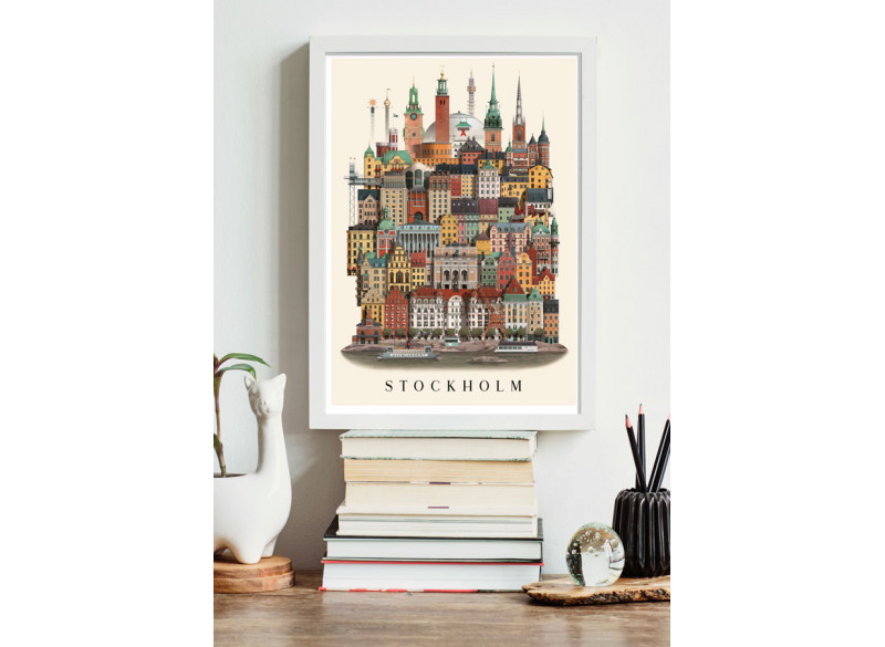 Poster Stockholm 50x70